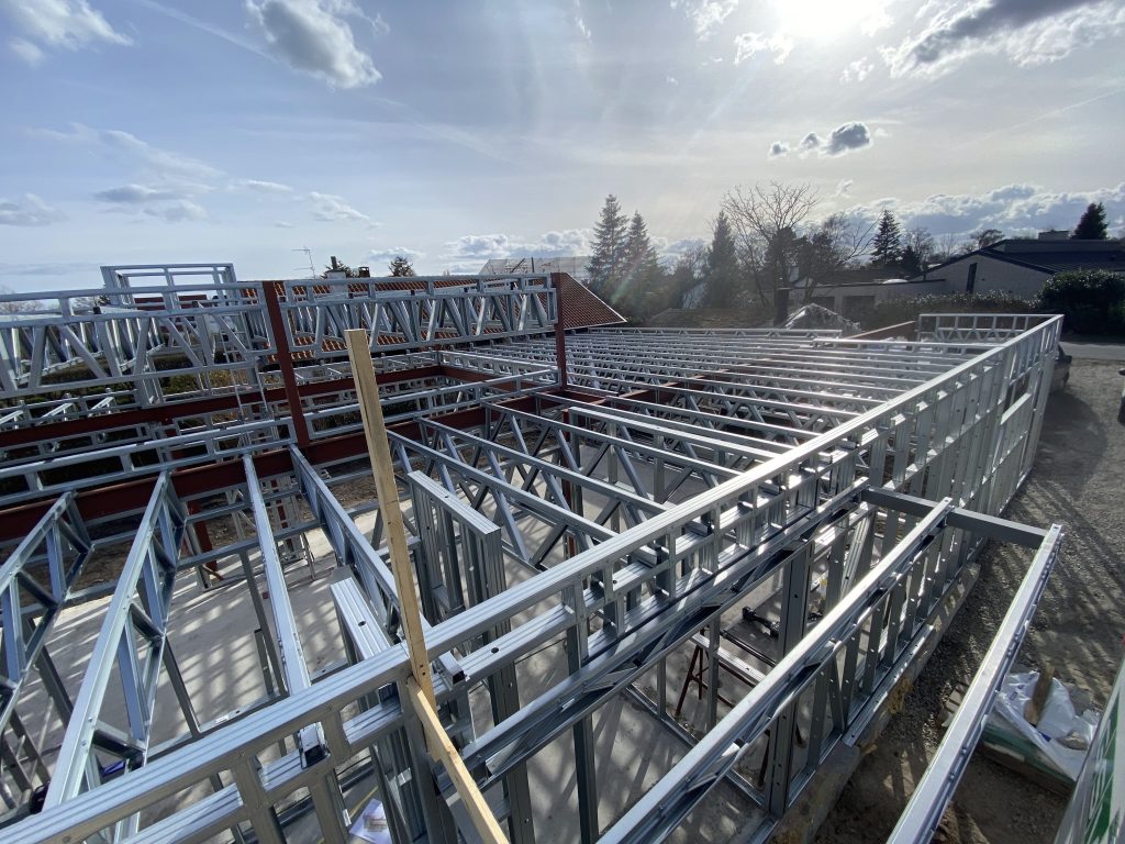 Skellet til hus bygget på kun 10 arbejdsdage
Toftegaard Group