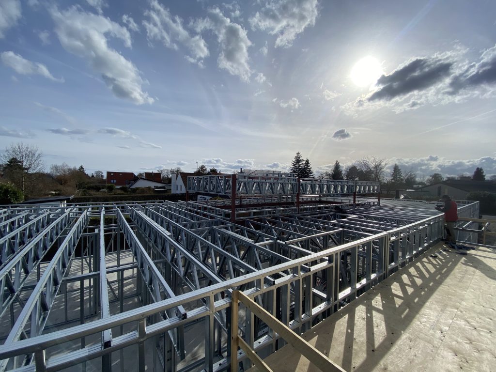 Skellet til hus bygget på kun 10 arbejdsdage
Toftegaard Group